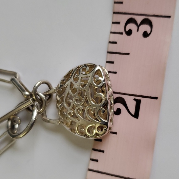 Silver Handbag Charm Paperclip Link Bracelet - Picture 3 of 4